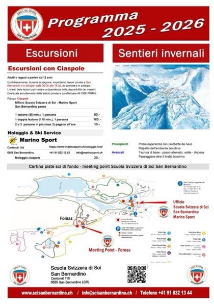Volantino escursioni e sentieri invernali